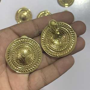 Pendientes de Clip de Latón de Diseño - Product Image 3