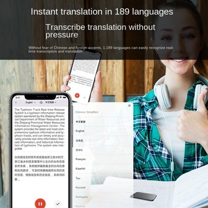 Cross-border Simultaneous <strong>Interpretation</strong> AI Recording Pen WAV Text Translating Meeting Summary Mind Map Intelligent USB - Product Image 2