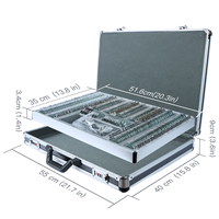 Juego de 266 Lentes de Prueba con Anillo Metálico y Caja de Aluminio para Equipos de Prueba
