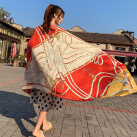 Femmes été nouveau Vintage ethnique lin coton voyage châle Protection solaire Viscose écharpe grande serviette de plage imprimé Design pour