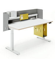 Bureau debout électrique réglable en hauteur personnalisé OEM, table de bureau debout réglable en hauteur électronique pour le bureau