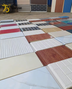 แผ่นเหล็กชุบสังกะสีคุณภาพสูง ดีไซน์แบบแซนวิชบริค ขนาด 383*15/20/25 มม. ป้องกันรังสียูวี กันน้ำ/กันไฟ สำหรับผนังภายนอกและหลังคา - Product Image 5