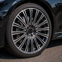 Jantes en alliage d'aluminium AL de haute qualité 18 pouces 5x112, design multi-rayons en maille, noir brillant, vente flash pour Mercedes Benz