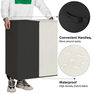 Cesto de ropa sucia doble con tapa y bolsas de lavandería extraíbles Cesto de ropa sucia grande de 154L Cesto de ropa sucia plegable de 2 secciones - Product Image 6