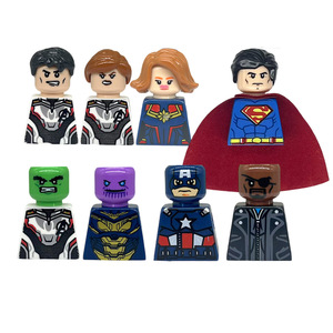 Figuras de Acción de Superhéroes Personalizables, Bloques de Construcción Micro, <span class=keywords><strong>Flash</strong></span>, Spiderman, Deadpool, Mini Figuras de Ladrillos de Diamante, Juguetes - Product Image 2