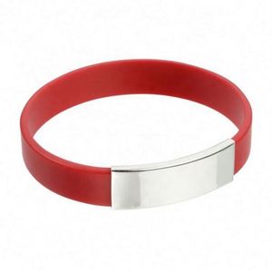 Bracelet en silicone personnalisé imprimé de haute qualité et respectueux de l'environnement pour la main - Product Image 4
