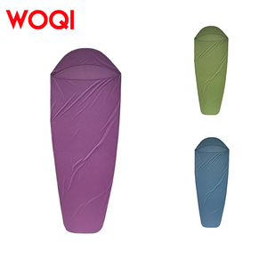 WOQI Vente à chaud <span class=keywords><strong>Drap</strong></span> <span class=keywords><strong>de</strong></span> lit en polyester doux et léger Camping Voyage <span class=keywords><strong>Sac</strong></span> <span class=keywords><strong>de</strong></span> couchage confortable pour maman Doublure intérieure - Product Image 1