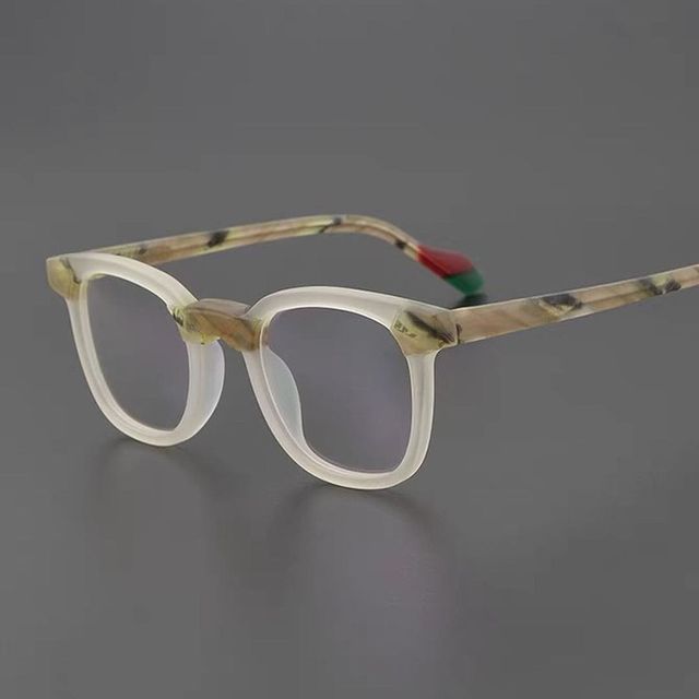 Luxury Brand Designer Handmade Acetate Optical Frame for Women Men Big Round High Quality Optical Eyewear Custom Logo