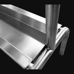 High Quality Floor-Standing Stainless Steel Mop <strong>Sink</strong> with Movable Shelves for Hotel &amp; Restaurant <strong>Bathroom</strong> <strong>Sink</strong> <strong>Storage</strong> - Product Image 3