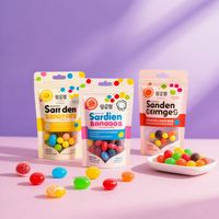 Sacs en plastique Mylar 3,5 oz personnalisés avec logo imprimé, sachets refermables à fermeture éclair, anti-odeur, pour emballage alimentaire et bonbons