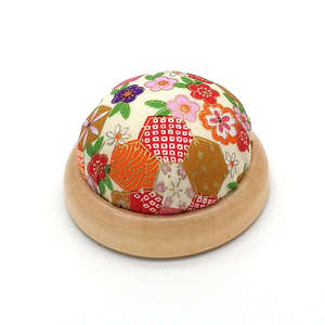 Coussin à épingles en bois de haute qualité avec double papillon doré de 70 mm pour accessoires de <span class=keywords><strong>couture</strong></span> DIY, fleurs et aiguilles à coudre - Product Image 5