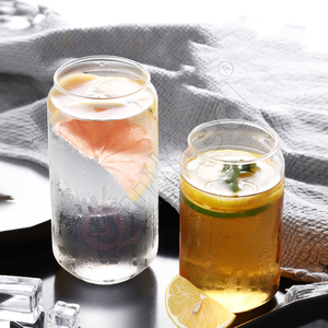 Biểu Tượng Tùy Chỉnh 16Oz Rõ Ràng Thủy Tinh Borosilicate Bia Nước Trái Cây Cà Phê Chai Nước Với Nắp Tre Rơm - Product Image 6