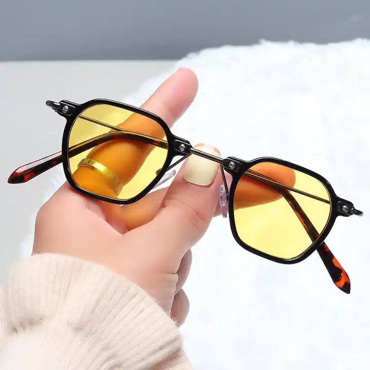 Metal Round Frame Sunglasses Women Men Vintage Cat Eye - Temu