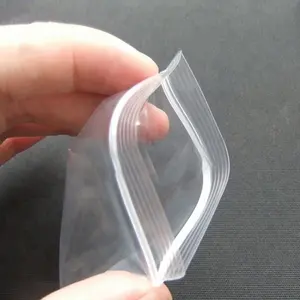 Envases ecológicos para medicamentos, pequeñas bolsas de plástico ziplock transparentes para medicamentos