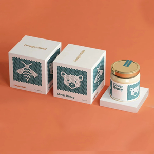 Zeecan branded design foldable house shaped honey jar packaging box lead the industry small packaging jars glass packaging