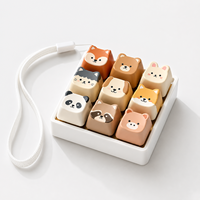 Porte-clés personnalisé en forme de touches de clavier, coloré, en acrylique transparent, vente en gros, cadeau promotionnel pour événements