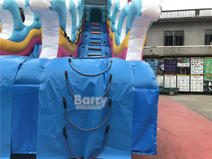 Trượt Hồ Bơi Bơm Hơi Hình Cá Mập Công Viên Nước Thương Mại Cho Hồ Bơi Có Rãnh Trượt Nước Bể Bơi Bơm Hơi Lớn Bằng Pvc - Product Image 4