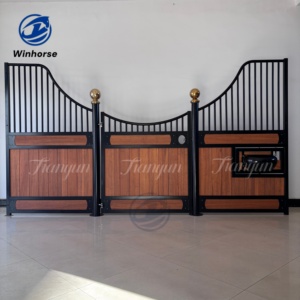 TY-A Écurie de cheval de conception de sourire populaire aux Etats-Unis panneaux avant en bambou de luxe d'Écurie galvanisée pour les granges équestres - Product Image 4