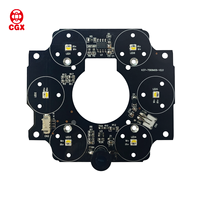 Conception de circuits imprimés LED infrarouges à lumière blanche ODM OEM, assemblage de cartes PCBA, capteurs optiques, accessoires de vidéosurveillance, caméra de sécurité nocturne