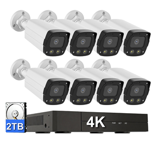 Cámara de Seguridad <span class=keywords><strong>IP</strong></span> con IA de 8MP CMOS, Cámara Tipo Bala, Detección Humana, Visión Nocturna en Color, IP65 Impermeable, Micrófono Integrado, Audio Bidireccional - Product Image 6