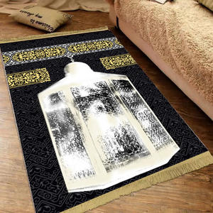 Alfombra de Oración Plegable Hecha de Poliéster/Algodón, Alfombra de Oración Islámica, Alfombra de Oración <span class=keywords><strong>Jana</strong></span> para Niños, Decoración del Hogar - Product Image 6