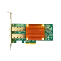 Tarjeta de red de 10g Intel 10GB NIC Adaptador de red Ethernet Pci-e X4 Tarjeta Lan de fibra óptica Servidor Productos de red NIC