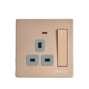 10A 250V kontrol büyük anahtar anahtarı soketi akıllı fiş anahtarı <span class=keywords><strong>USB</strong></span> gül altın siyah gümüş elektrik tedarikçisi - Product Image 1