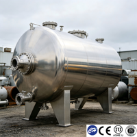 Tanque Mezclador de Acero Inoxidable de Grado Alimenticio de 500-3000L, de Doble Pared, con Control de Temperatura, para Almacenamiento de Bebidas Alcohólicas, Personalizable