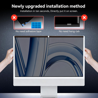 Protector de Pantalla Magnético para iMac de 24 Pulgadas 2021-2024, Filtro Antideslumbrante para Monitor de Computadora de Escritorio, Protector de Privacidad Mejorado para iMac