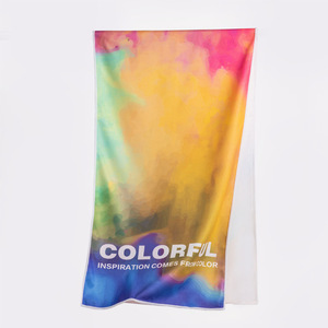 Toalla Deportiva Jiemeirui de Microfibra de Secado Rápido, Estampada, Absorbente, para Fitness, Running, Maratón, 90g, con Borde Reforzado - Product Image 2