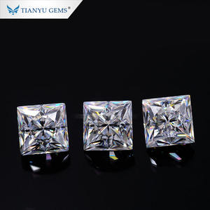 Moissanite üreticisi toptan özelleştirilmiş fantezi şekli prenses kesim DEF netlik VVS sentetik mozanit pırlanta taşlar - Product Image 6
