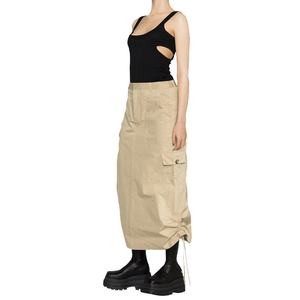 Falda Midi Cargo Personalizada para Mujer, Mezcla de Poliéster y Nailon, con Cordón Ajustable en el Bajo y Cierre Frontal - Product Image 5