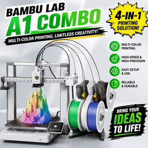 A1 3D Model Making <b>Printer</b> Fully Automatic Leveling High-speed Multi-color FDM PLA Motor International App Lo - Product Image 1