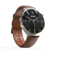Montre connectée enregistreur intelligent R10 32 Go Hommes Femmes Enregistrement de conférence IA Transfert de texte vocal Réveil Calendrier Bracelet en nylon