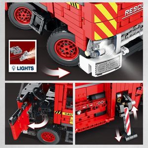 Reobrix 22005 Camión de Bomberos Mecánico, Modelo de 3266 Piezas, Bloques de Construcción, Juguete de Ensamblaje para Niños, Regalo de Navidad - Product Image 4