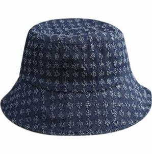 Chapeau seau en tissu denim pour dames Chapeau de <span class=keywords><strong>pêcheur</strong></span> à la mode et décontracté avec écran solaire - Product Image 1