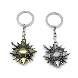 Llavero con distintivo de animal de aleación de zinc envejecida, colgante de emblema familiar surtido, anillo de metal duradero para colección de fans y bolsos - Product Image 4