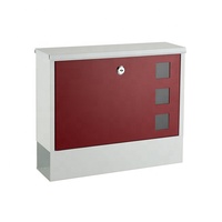 Boîte aux lettres en métal moderne de haute qualité Boîte aux lettres en acier murale durable avec serrure pour usage résidentiel à la maison ou à l'appartement