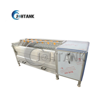 Goedkope Prijs Aardappelen Wassen Reinigingsborstel Type Wasmachine En Dunschiller Machine