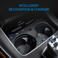 Original pour BMW 3 4 Series 20-21 Modèle USB Chargeur Comfort Entry Sans Fil Charge Rapide Voiture Allume-cigare