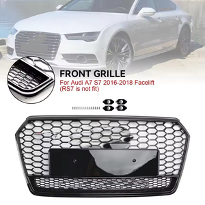 <span class=keywords><strong>Prix</strong></span> usine <span class=keywords><strong>Audi</strong></span> 4G A7 <span class=keywords><strong>S7</strong></span> Facelift Noir Brillant Grille En Nid D'abeille Style RS7 Grille De Pare-chocs Avant pour <span class=keywords><strong>Audi</strong></span> A7 <span class=keywords><strong>S7</strong></span> 2016 2017 2018 - Product Image 5