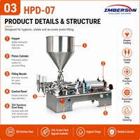 Machine de remplissage semi-automatique à double buse à piston 10-500 ml en acier inoxydable 316L pour crèmes cosmétiques et produits chimiques à haute hygiène