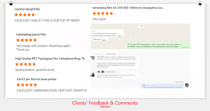 Película laminadora de grado alimenticio 3mil tamaño de letra A4 75mic * 2 hojas de laminación térmica hojas de laminación de <span class=keywords><strong>Eva</strong></span> solubles en agua rígidas - Product Image 5