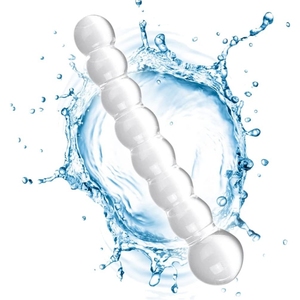 2023 New Glass Dildo <strong>Anal</strong> Beads, Crystal G Spot Stimulation Pleasure Wand Penis <strong>Anal</strong> Sex Toys for Couple Women - Product Image 3