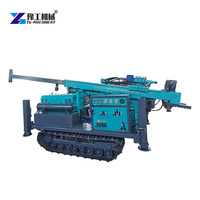 Machine de forage géotechnique sur chenilles diesel hydraulique rotative pour essais SPT et carottage de sols