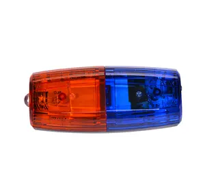 IP68 Protection emergency warning light Red and blue LED flash strobe shoulder light