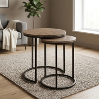 Table basse d'angle ronde non pliable en métal et marbre, style luxe léger, durable, pour salon moderne