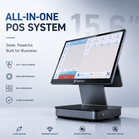 Factory Custom Android POS Terminal Dual Screen 15.6+10.1 POS System CE ROHS for Cafe and Retail Billing