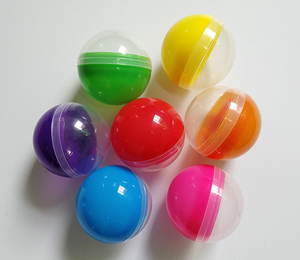Bola de lotería hueca de plástico de 5cm al por mayor, bolas de cápsula de premio abierto para juguetes de dibujo de lotería - Product Image 4