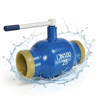 Válvula de bola soldada manual de palanca Langqiao (Q61F-16) de acero fundido, 2 conexiones, 1/2 puerto, sellado de PTFE, resistente a ácidos y agua.
